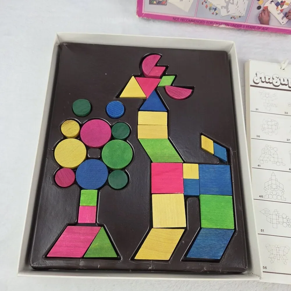 Vintage 1981 Mr SuperMind Puzzle Game Leisure Learning Complete W/ Extras‎